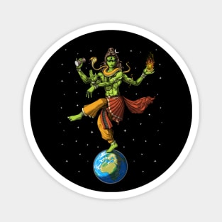 Alien Hindu God Shiva Magnet